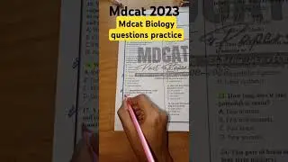 Mdcat biology question practice