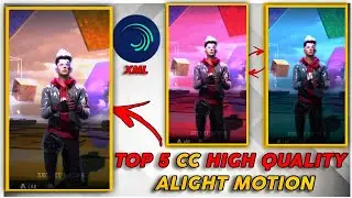 Top 5 Hd Colour CC FF Alightmotion Preset | FF Glow Effect Xml | FF Glow CC Xml | Top Cc Pack