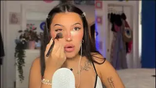 ASMR | Q&A While Doing My Makeup ☕️🤍 *TIPSY*