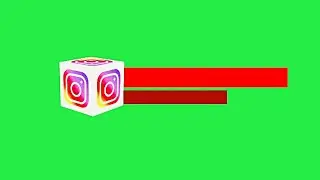 green screen instgram logo effects animation