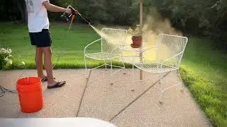Review of Handheld Portable Battery Charged Pressure Washer 625 PSI