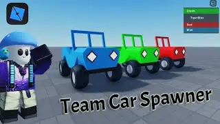 How to make Team Car Spawner || ROBLOX STUDIO