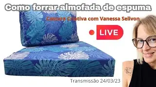 COMO FORRAR ALMOFADA DE ESPUMA