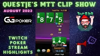 Final Tables, Nasty Rivers & Multiple Quads! - Questje's GGPoker MTT Highlights