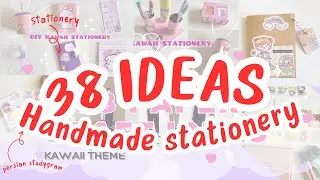 38 IDEAS 🌈 Handmade stationery | Crafting Your Own Journal Set
