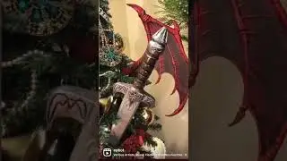 DIY Dragon Hoard Christmas Tree