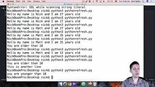 Django 2.2 & Python | The Ultimate Web Development Bootcamp | If Statements and Comments - 4
