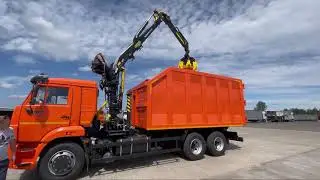 Специальный, самосвал ЛОМОВОЗ с КМУ VM10 на Шасси КАМАЗ 65115-48(Евро 5) (2021г.в.)