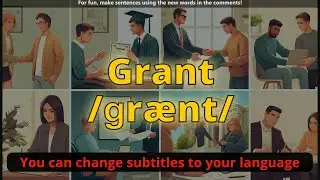 [v] Grant meaning with 5 examples