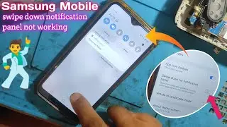 samsung swipe down menu not working | swipe down notification panel |notification panel not open