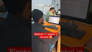 Elephant 🐘 Symbol in Ms Word 🔥