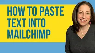 How to Fix Text In Mailchimp