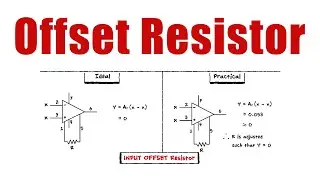 Offset Resistor - Differential Amplifier - Op-Amp