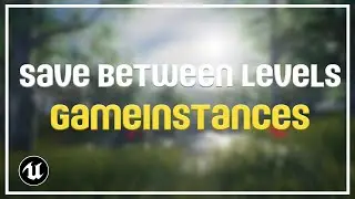 How to save your data with Gameinstance in Unreal Engine