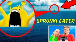 DRONE CAPTURED A GIANT SPRUNKI CREATURE — THIS IS SHOCKING!