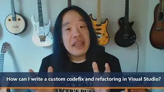 How can I write a custom codefix and refactoring in Visual Studio? | One Dev Question