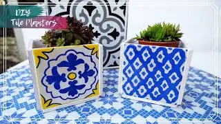 How to Make Tile Planter Boxes | Recycling & Designing Tiles | DIY Tile Planters