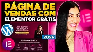 Como Fazer uma LANDING PAGE no WordPress e Elementor Grátis [Página de Vendas Passo a Passo]