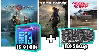 BENCHMARK I3 9100F + RX 580sp di 2023