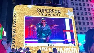 Superfan Series Premiere | 3D Screen | Times Square | New York