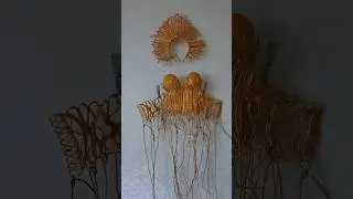 Создала золотой комплект из нитей. Кокошник + Корсет✌️ Как вам?