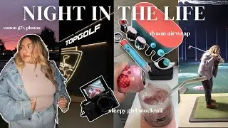 Night in the life vlog 📸 ⛳️🌙 | TopGolf + taking photos on G7X Mark II