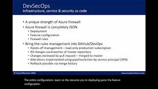 Azure Firewall for DevSECOps - Firewall as a Service using code