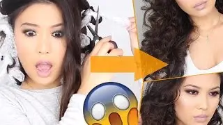 Heatless Bubble Wrap Curls by @charmiejanee