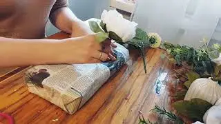 ЦВЕТОЧНАЯ КОМПОЗИЦИЯ на стол молодоженам