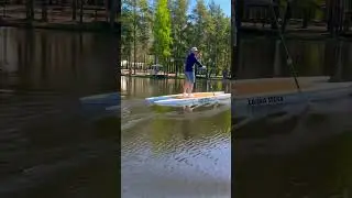 Отечественная лодка «вилка» тест с веслом
