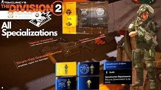 All Specializations & All Specializations Outfit Uniforms The Division 2