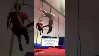 Intermediate Aerial Hoop Dance flow - upside down + Top bar