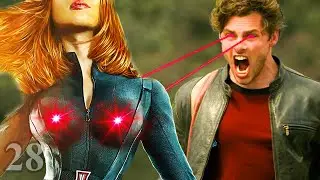 КАК ЦИКЛОП прожигал ЧЕРНУЮ ВДОВУ. ЧЕРНАЯ ВДОВА vs ЦИКЛОП