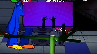 Huggy wuggy is Not a Monster Part 3( Green Rainbow Friends Animation/ Fnf Different Mod