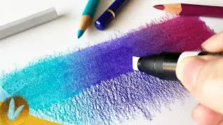 NEW Ways To Blend Colored Pencils | How To Blend Colored Pencils