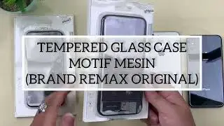 TEMPERRD GLASS CASE MOTIF MESIN (REMAX) 