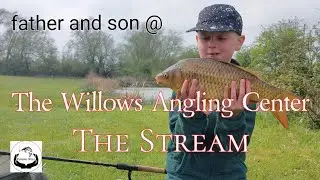 the willows angling center stream lake/ talking about a new fishing  charity i will be helping