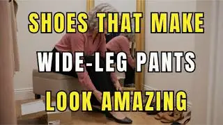 The ONLY Shoes to Wear With Wide-Leg Pants to Look Amazing After 60
