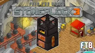 FTB Stoneblock 3 - EP2 - Starting Smelters - Minecraft Bedrock Marketplace Mod pack