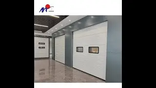 xufeng white standard lift factory sectional industrial door intoduction