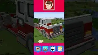 Don't worry, there's a fire truck to save you in Minecraft ! 