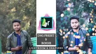 Lightroom & Snapseed DNG & BOKHE editing tutorial🔥| Amazing Editing | Ether Editz