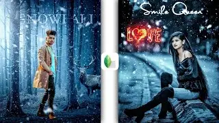 Winter Photo Editing Snapseed Photo Editing | Winter Snowfall Photo Editing Snapseed Editing 2022