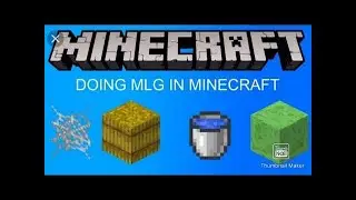 I did these MLG in minecraft bedrock edition
