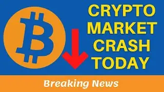 Crypto crash today #cryptocrashtoday #cryptocrash #cryptocurrencynews #cryptonewstoday #stockmarket