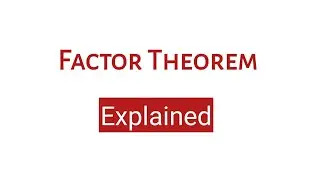 Factor theorem | Aptitude Boss