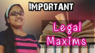 #legalmaxims || Important Legal Terms and Maxims || CLAT LL. B LL. M Judiciary