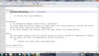 CLASSES AND OBJETCS-SALESFORCE ADMIN VIDEOS/VL INFOTECH