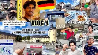 Uni-Siegen Campus TOUR | Cost of Haircut???🇩🇪😱 | EuroShop | ZARA Shopping | For Indian Students 🇮🇳