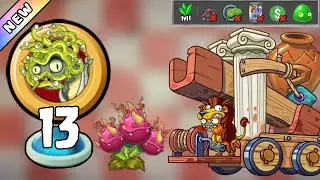 Plants vs  Zombies 2 - The Zombosseum 2024 Level 13 [Plants Lvl 1 & No Premium] + DOWNLOAD